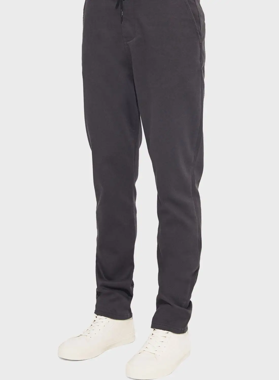 JUNE Textured Straight Fit Trousers