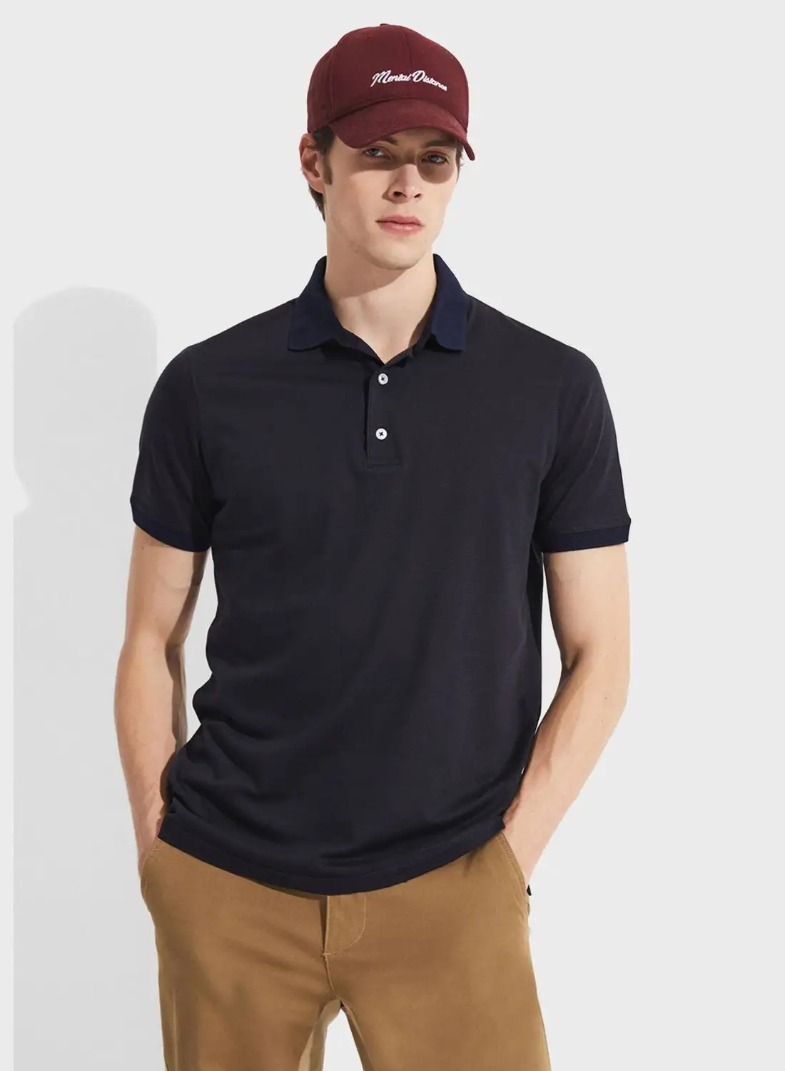 JUNE Essential Slim Fit Polo