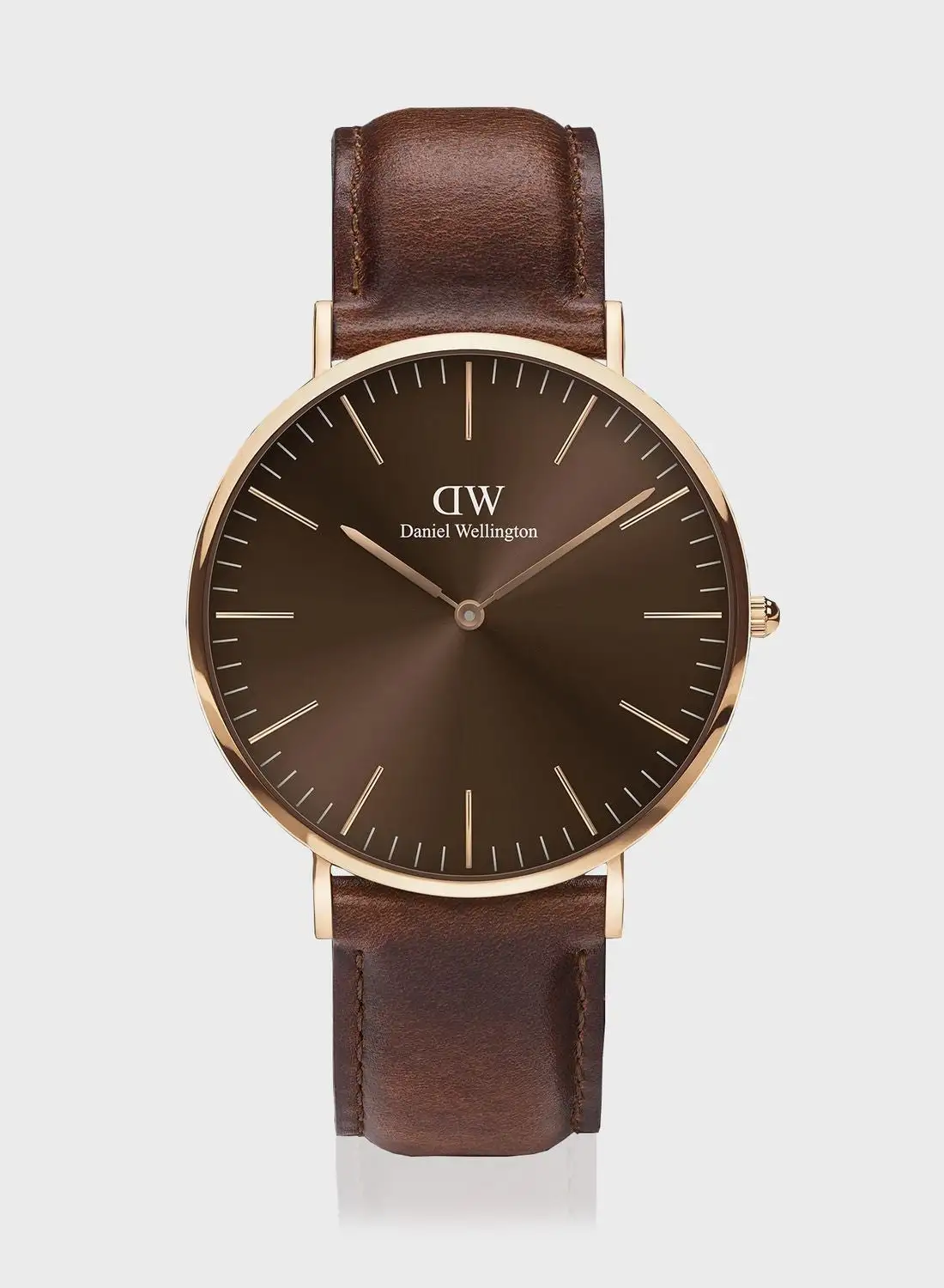 DANIEL WELLINGTON Classic Leather Strap Analog Watch