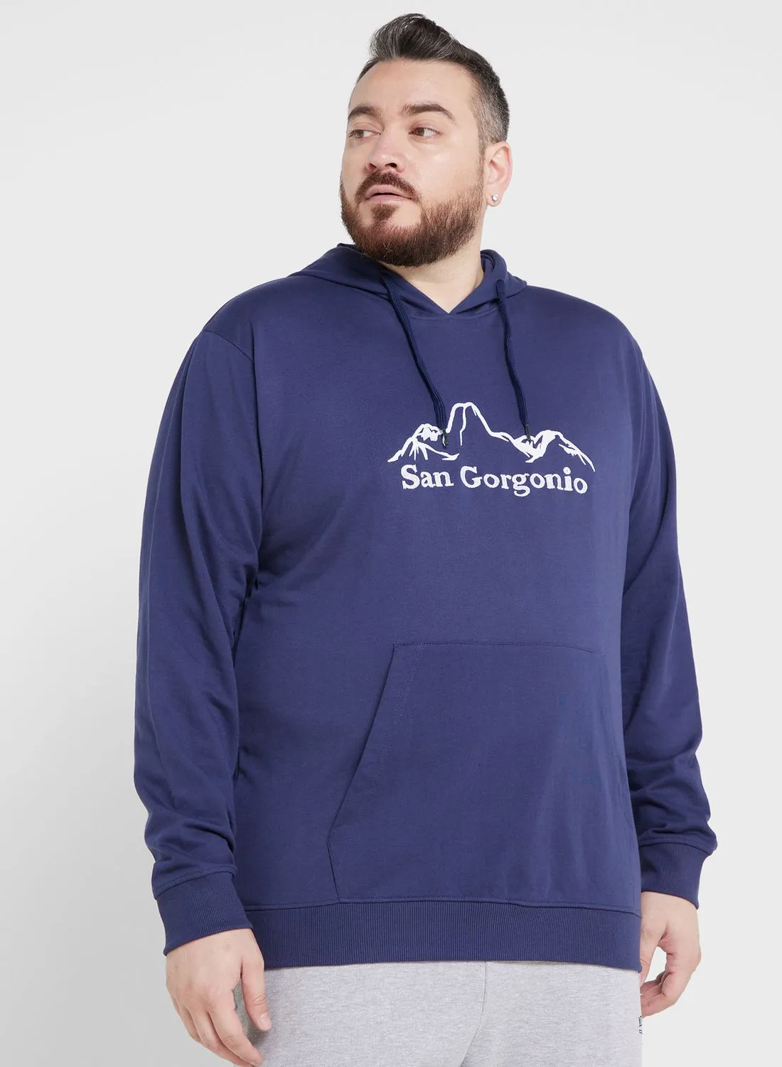 Seventy Five Plus Size Graphic Hoodie