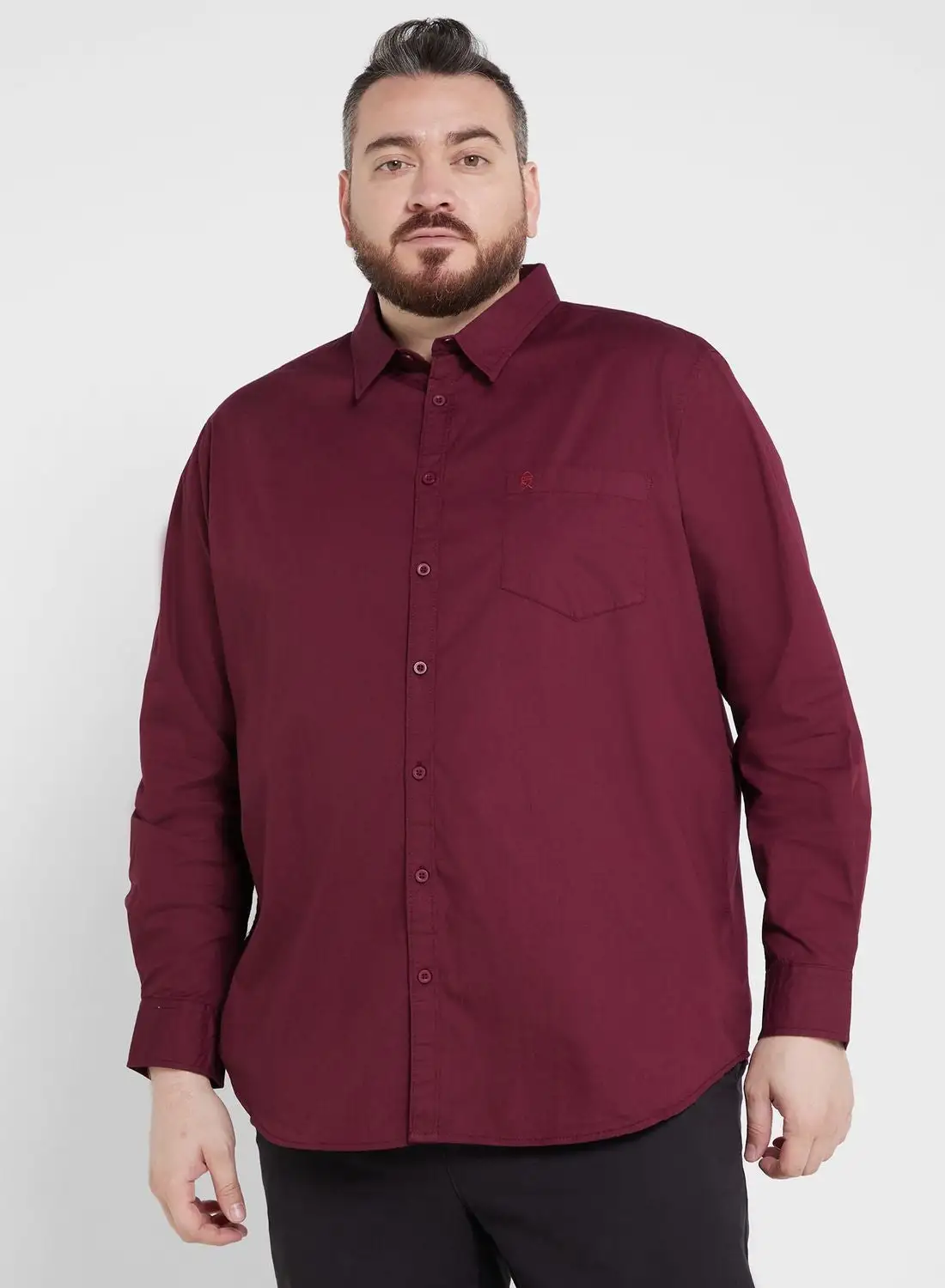 Thomas Scott Thomas Scott Plus Size Cotton Casual Shirt