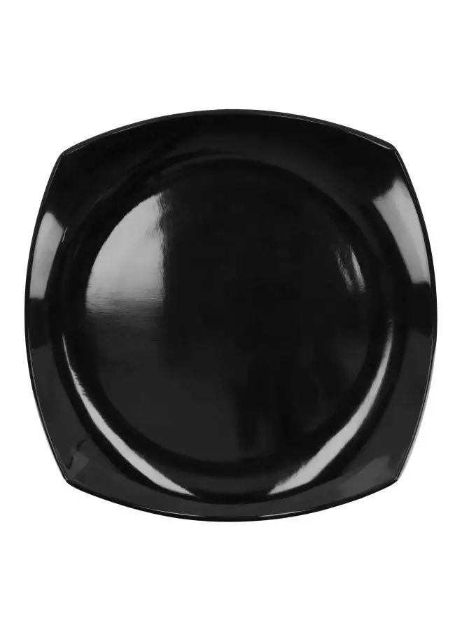 Royalford Square Dinner Plate Black 10.5inch