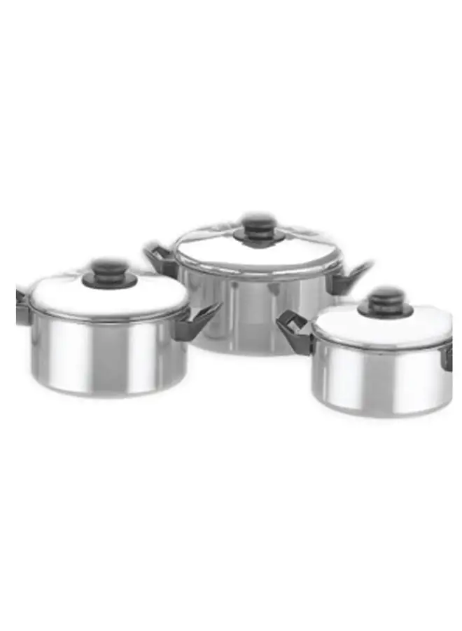 Premier Premier Aluminium  Stew  Pan 3 Pcs. Set - Large