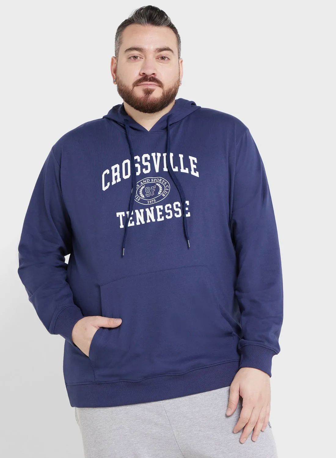 Seventy Five Plus Size Graphic Hoodie