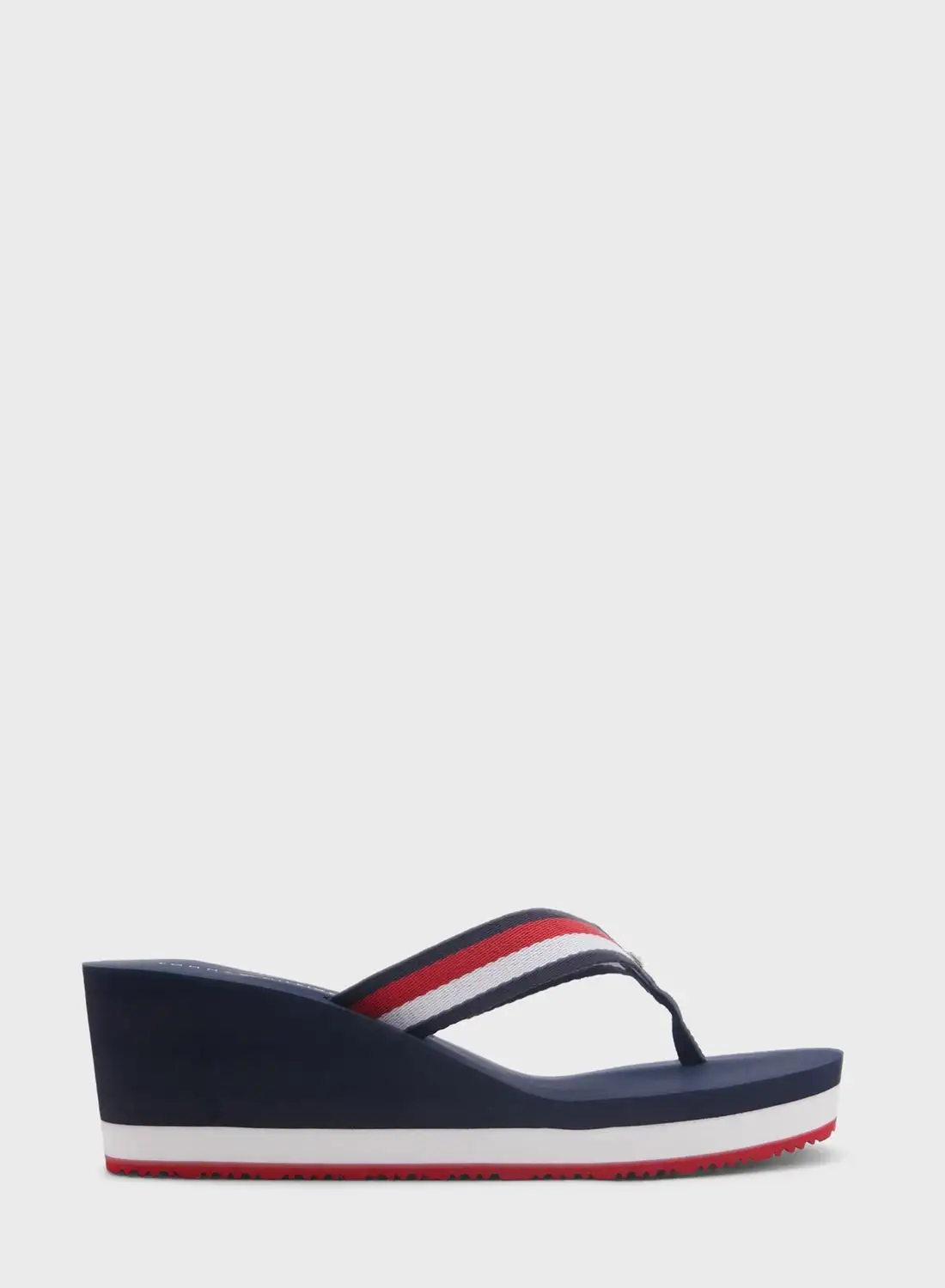 TOMMY HILFIGER Corporate Wedge Sandals Beach Sandals