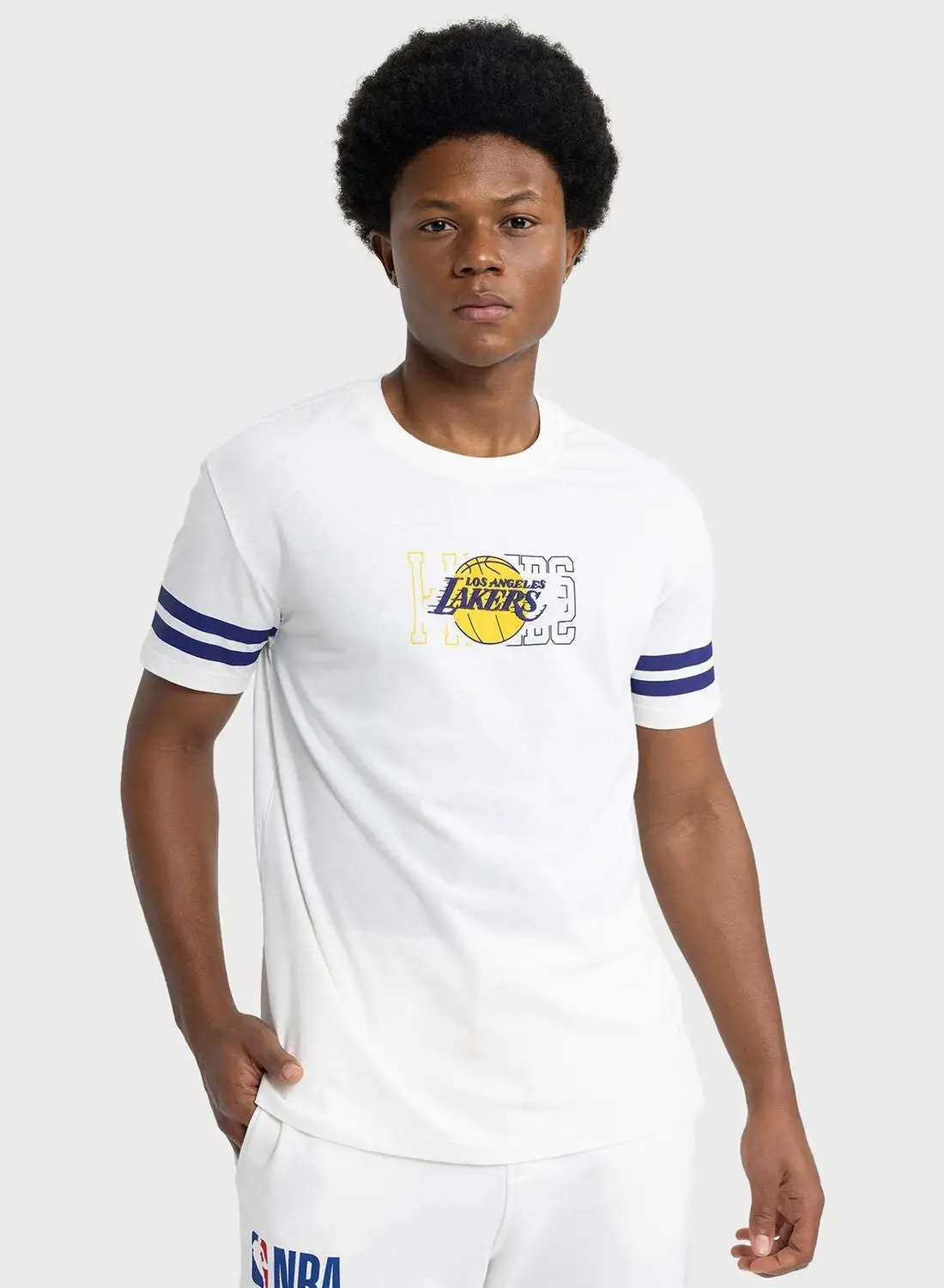 DeFacto Defactofit Nba Los Angeles Lakers Standard Fit T-S