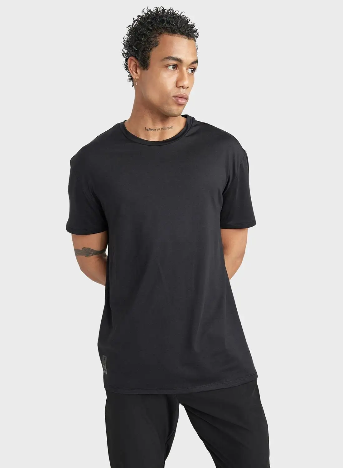 DeFacto Defactofit Standard Fit Crew Neck Short Sleeve T-S