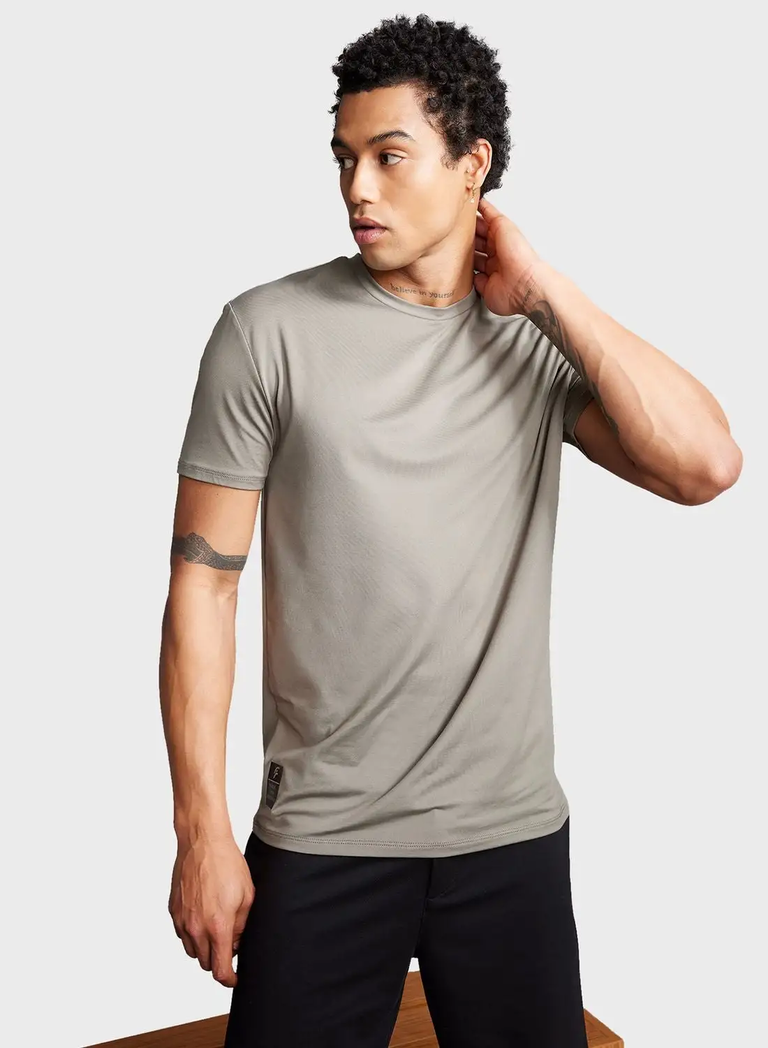 DeFacto Defactofit Standard Fit Crew Neck Short Sleeve T-S