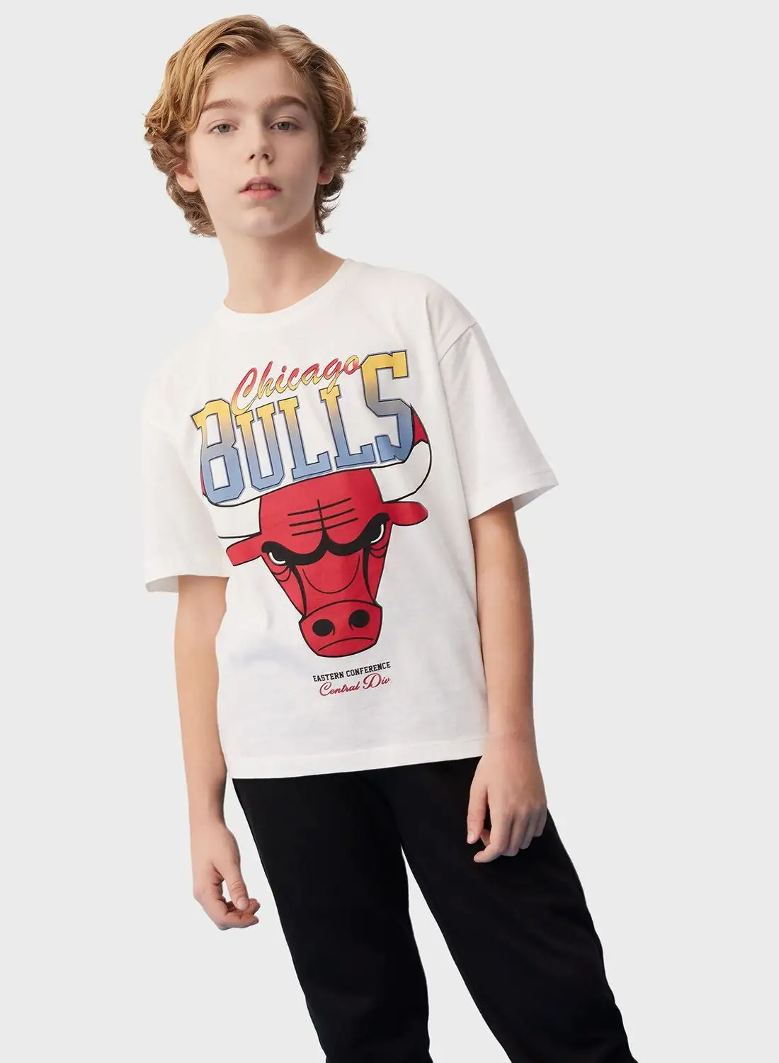 DeFacto Boy Nba Chicago Bulls Oversize Fit T-Shirt