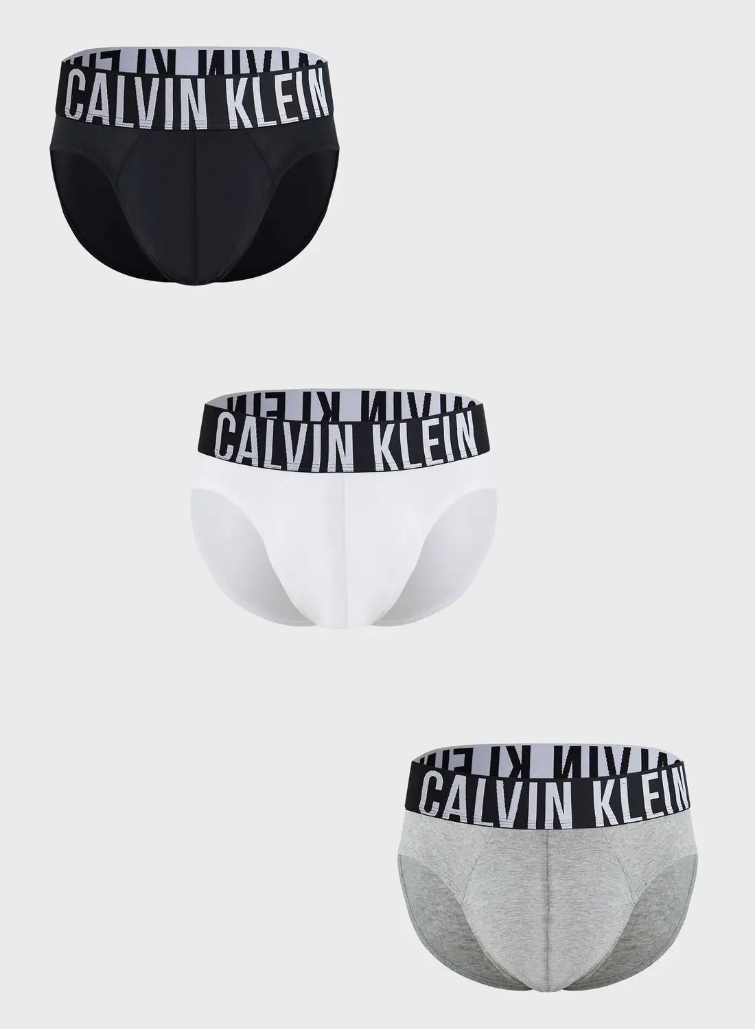 CALVIN KLEIN 3 Pack Hip Briefs