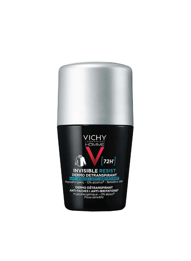 VICHY 72 Hours Invisible Resist Deodorant For Men Clear 50ml