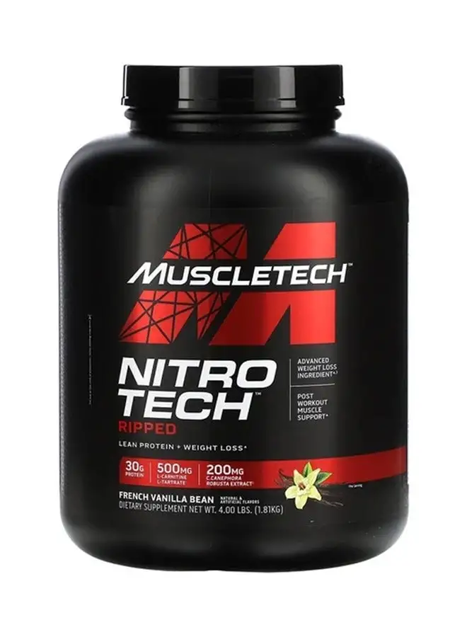 MuscleTech MuscleTech Nitro Tech Ripped French Vanilla Bean 4lbs US (RB)