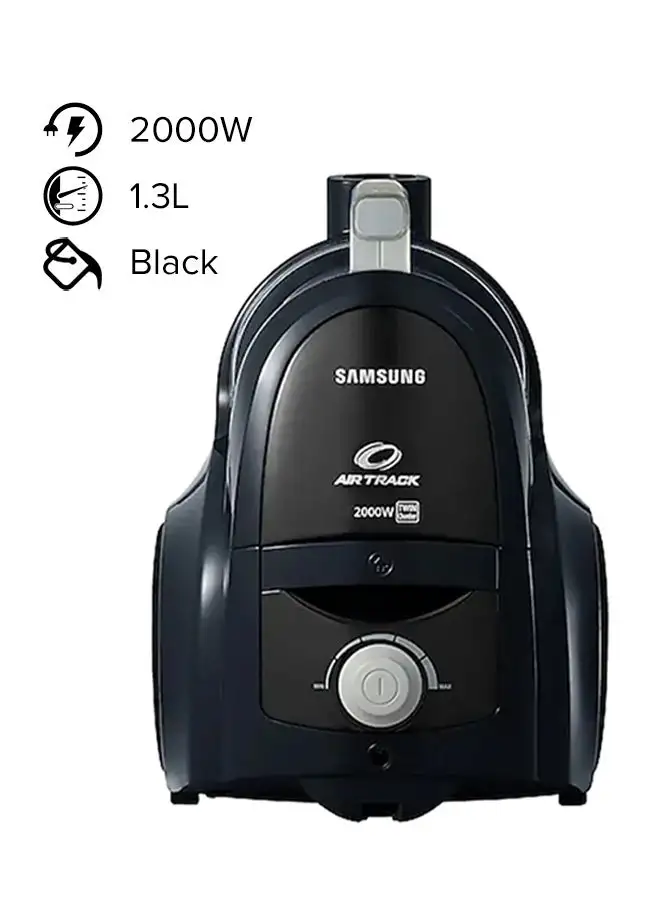 Samsung Canister Vacuum Cleaner With Powerful Suction 1.3 L 2000 W VCC4570S3K Black