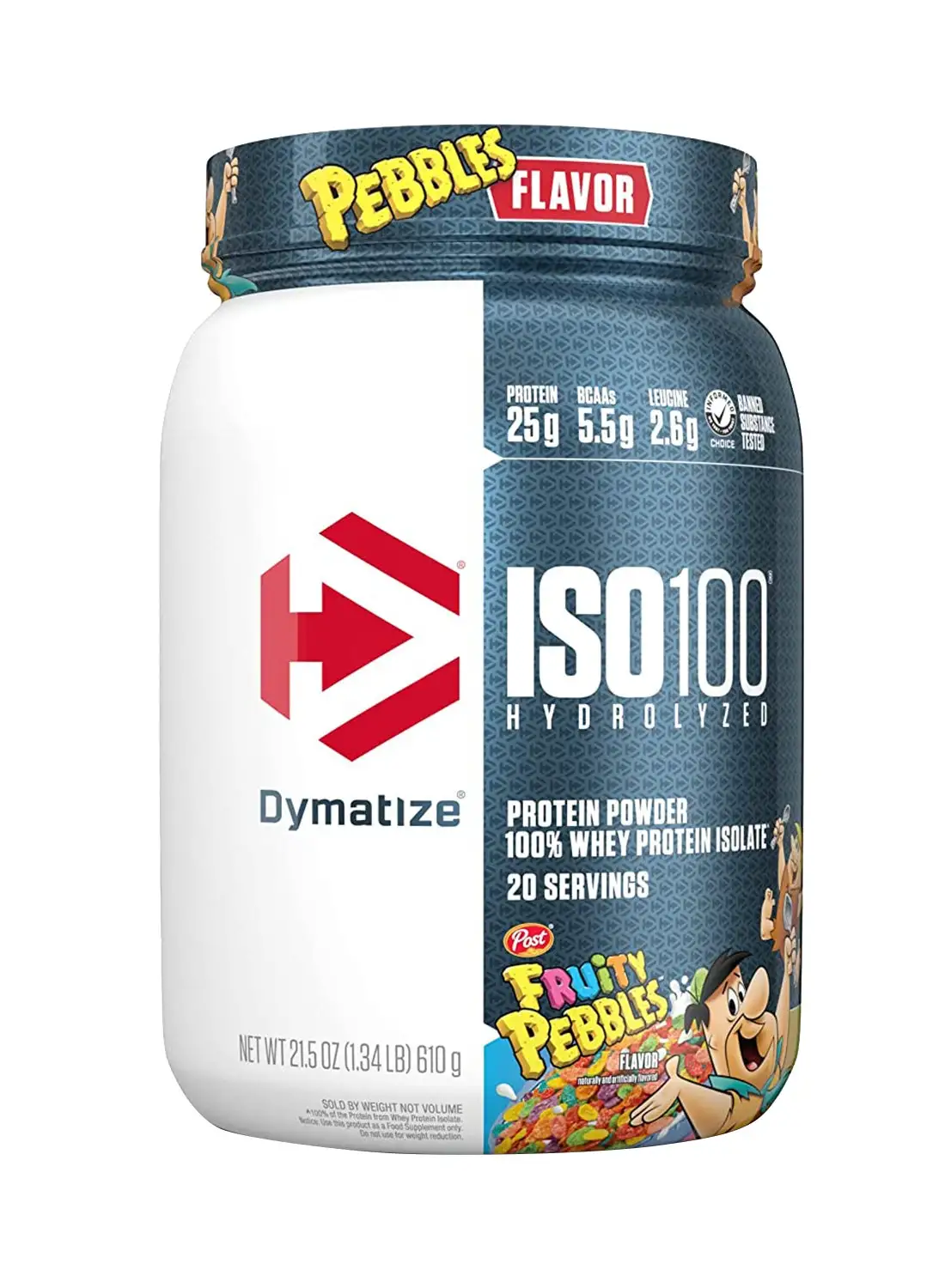 Dymatize Iso 100 20 Serving Fruty Pebbles 610 Gm