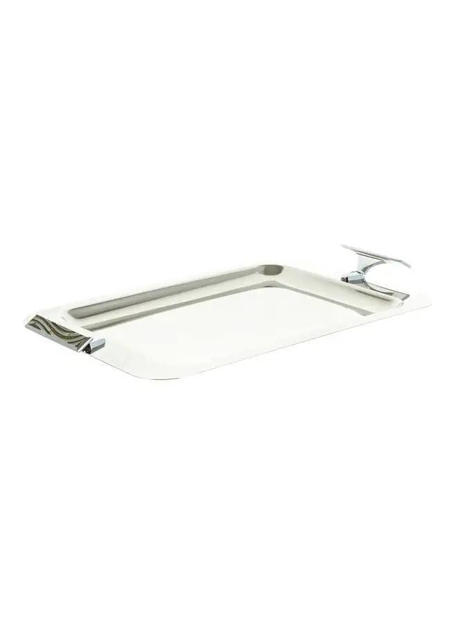 REGENT Orient Stainless Steel Rectangular Tray Silver