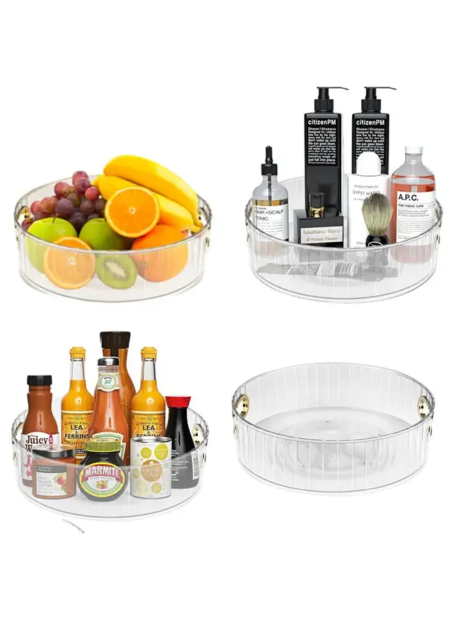 SKY-TOUCH 1 Piece Rotating 360 Degrees Turntable Kitchen Organizer for Kitchen, Cabinet, Pantry, Countertops and Fridge