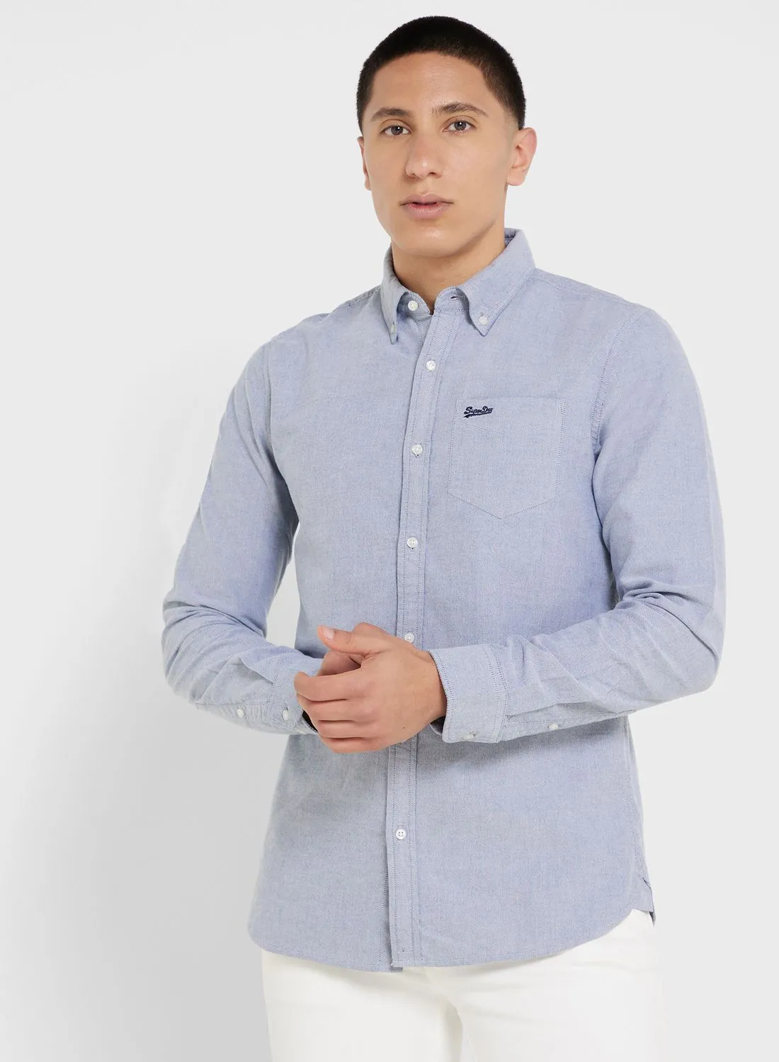 Superdry Logo Oxford Regular Fit Shirt