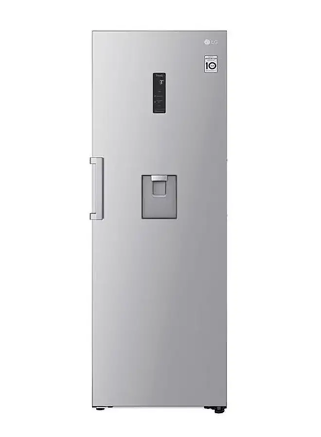 Lg 411L Gross - Net Capacity 380L Upright Freezer, Door Cooling+, Multi Air Flow, Smart Inverter Compressor, 2 With Slim Water Dispenser, Platinum 411 L 110 W GRF411ELDM Silver