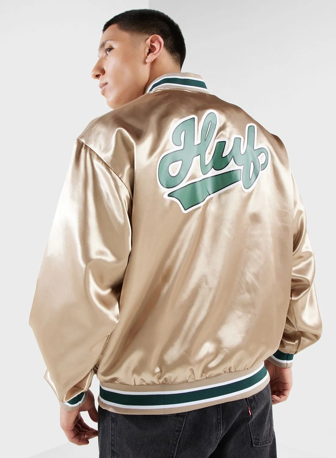 HUF Satin Baseball Jacket