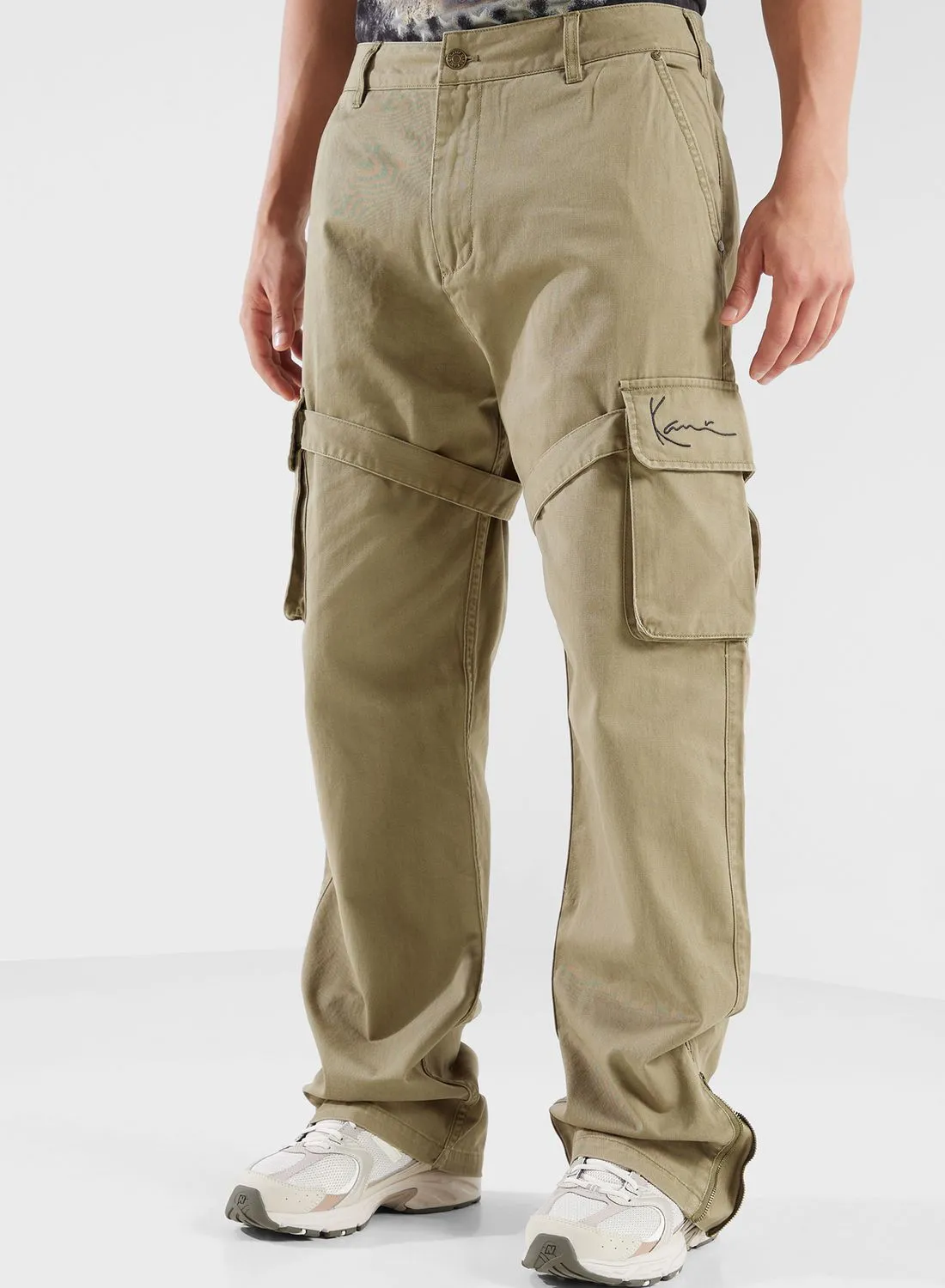 Karl Kani Small Signature Washed Cargo Pants