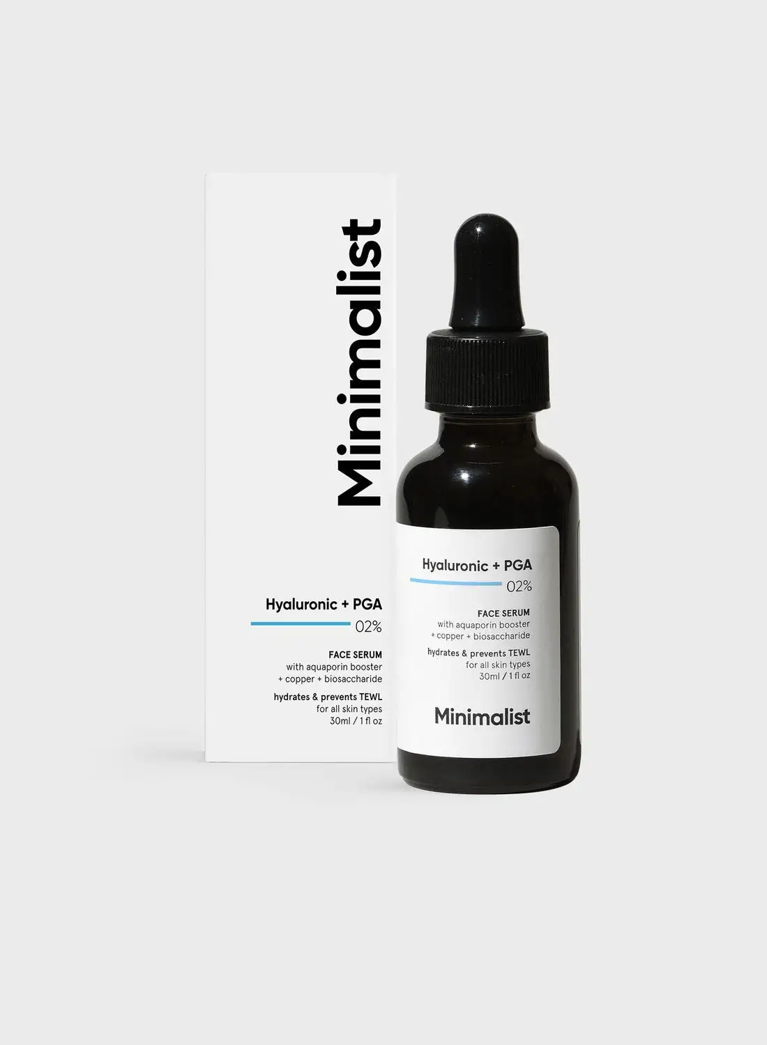 Minimalist Skincare Hyaluronic Acid + PGA 2% Face Serum