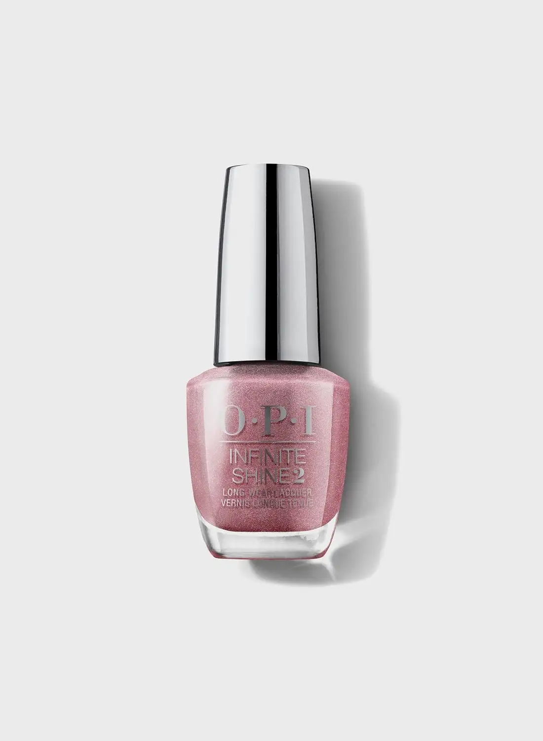 OPI Infinite Shine طلاء يدوم طويلاً، شيكاغو شامبانيا توست، وردي