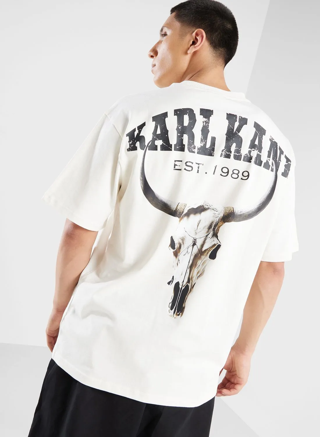 Karl Kani Small Signature Washed Heavy Skull T-Shirt