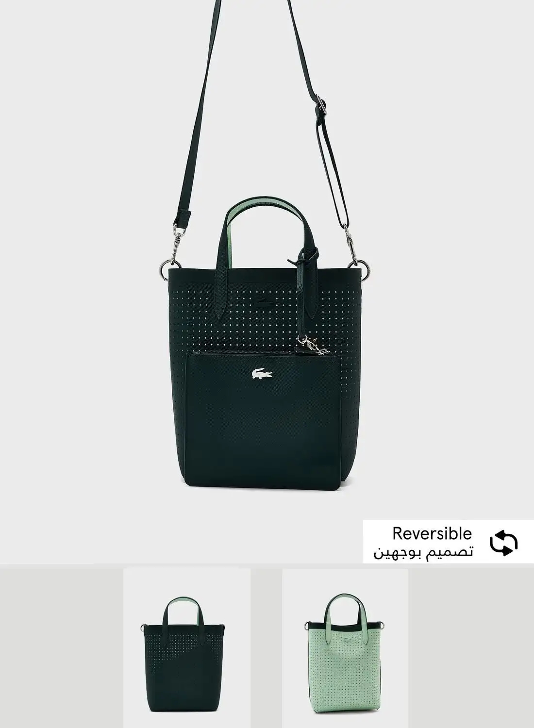 LACOSTE Top Handle Shopper Bag