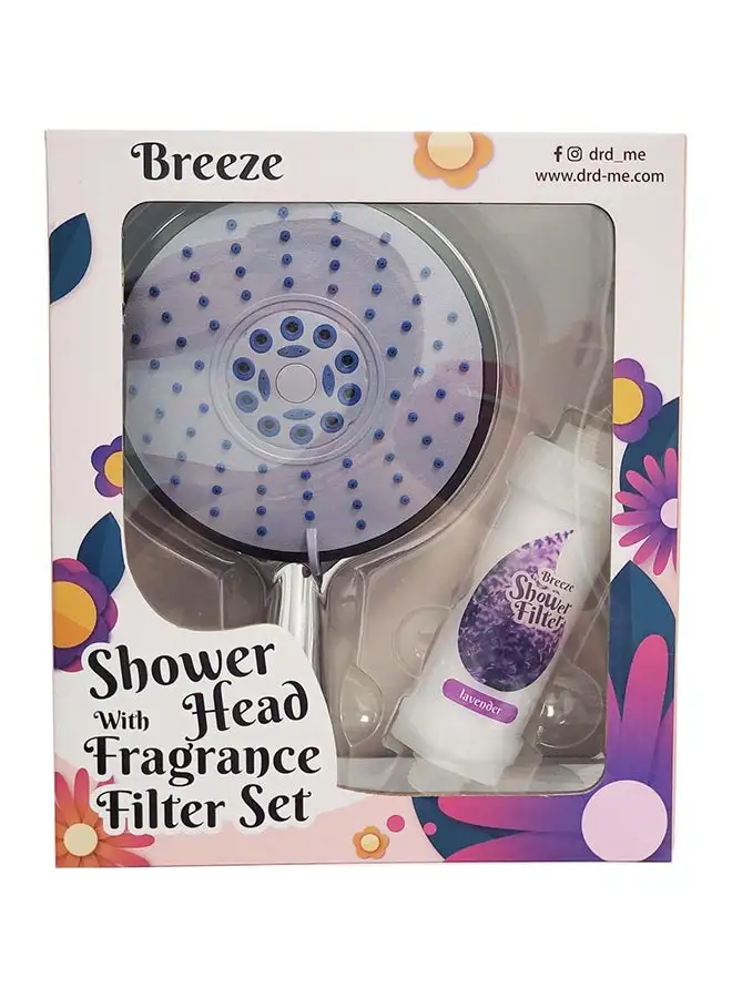 Home Pro Home Pro Shower Head & Shower Filter with Vitamin C: Elevate & Revitalize Your Shower Experience Shower Head Filter for Hard Water Helps Dry Skin & Hair Loss Easy Installation (Lavender)