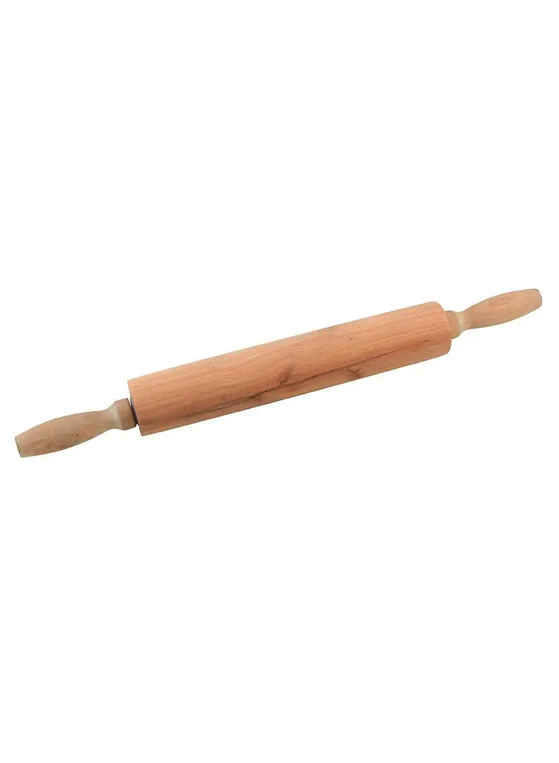 Home Classic Wooden Rolling Pin | Essential Dough Roller for All Your Baking Needs Wood Dough for Fondant, Pie Crust, Cookie, Pastry, Dough Rolling Pins 4.5x41cm