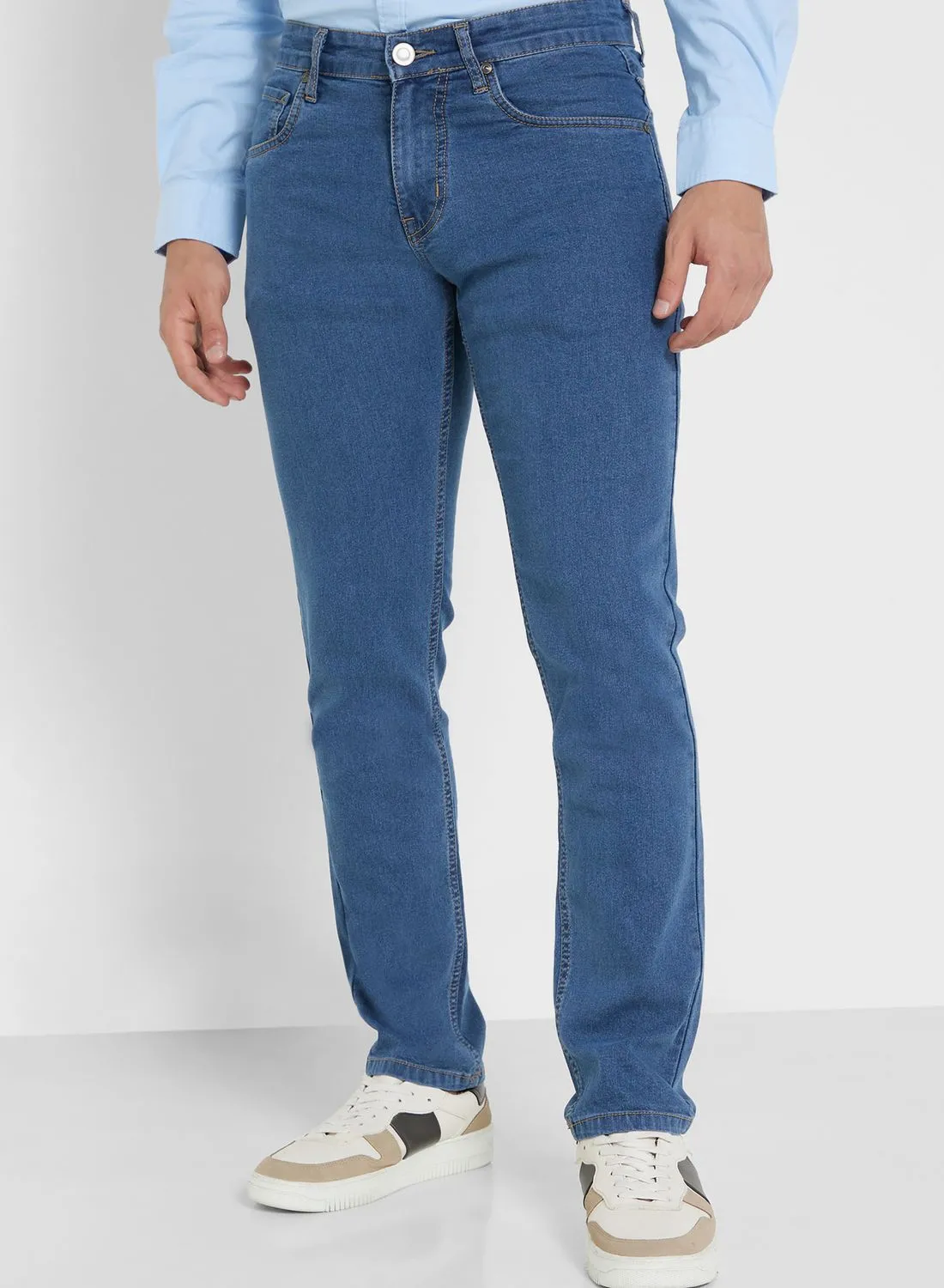 Seventy Five Mens Basic Jeans