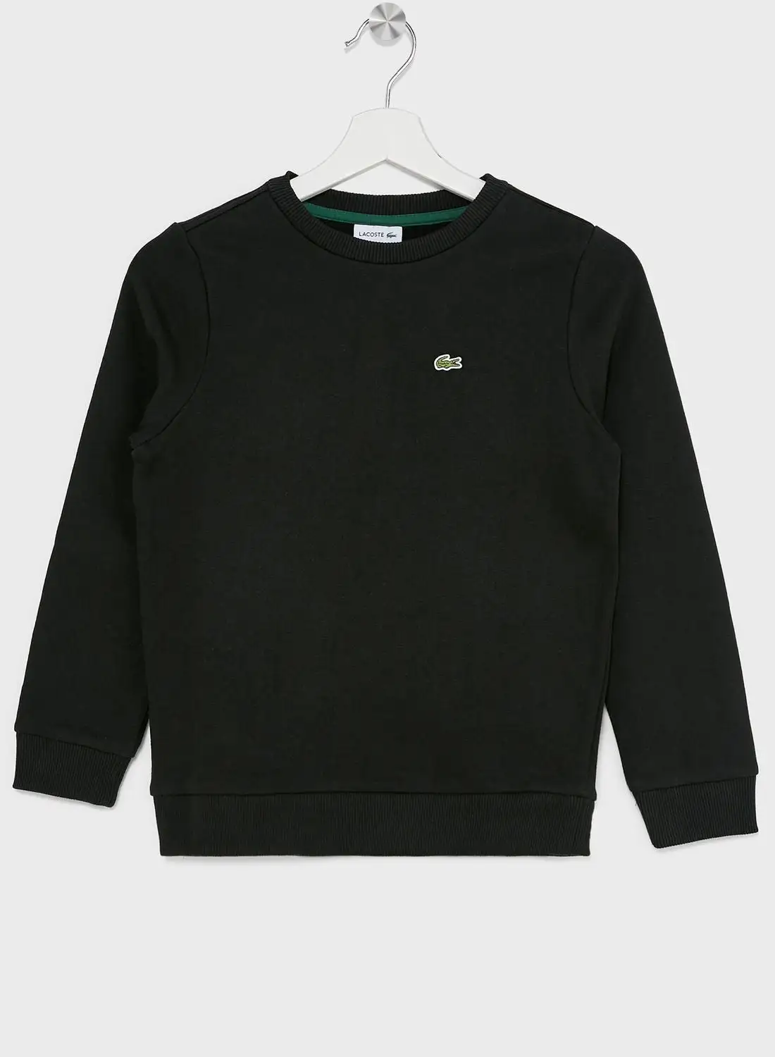 LACOSTE Kids Logo Crew Neck Sweatshirt