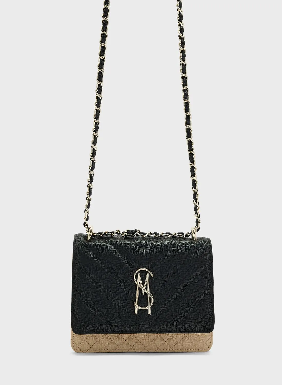 STEVE MADDEN Logo Detailed Flap Over Crossbody