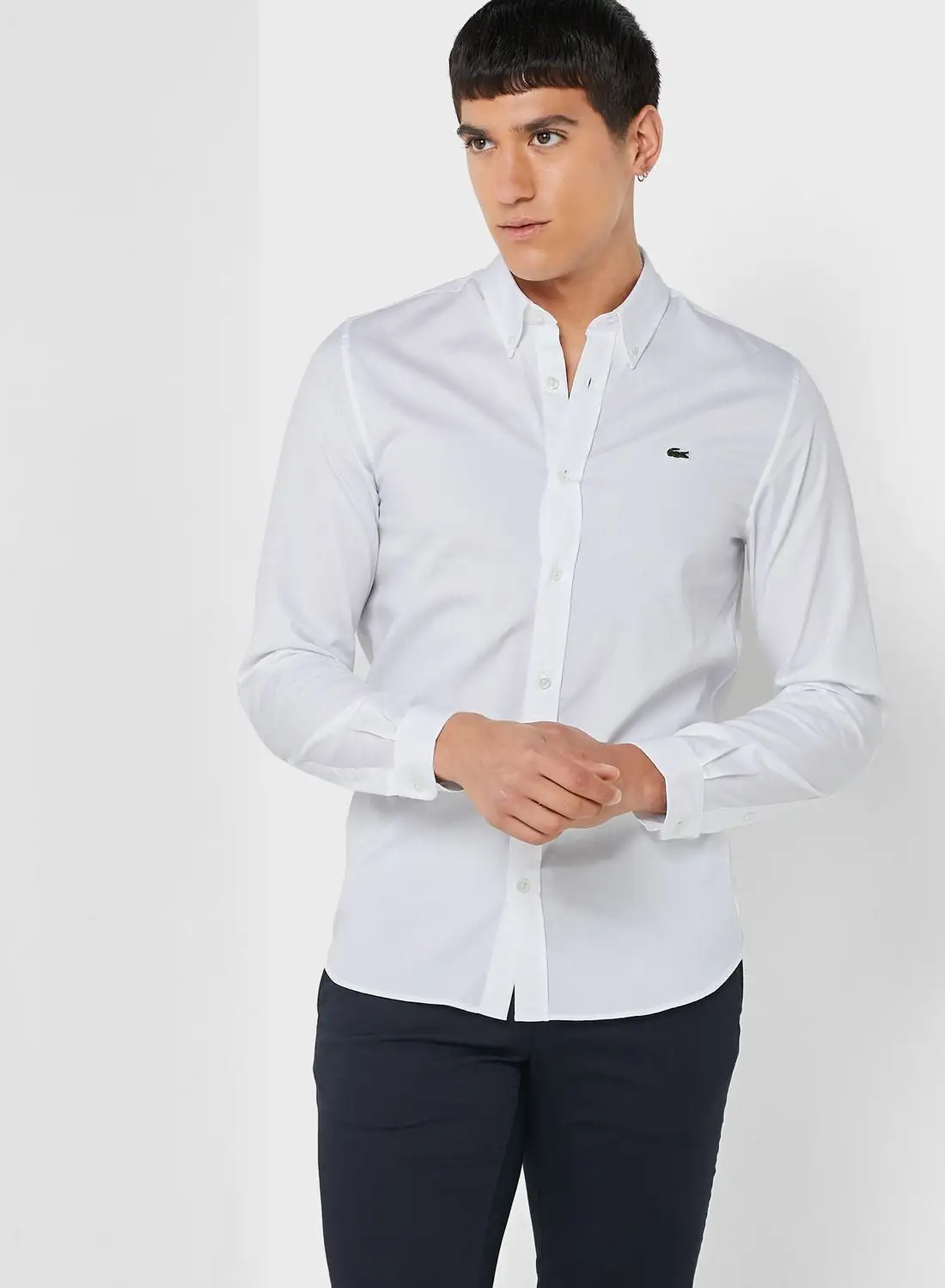 LACOSTE Essential Slim Fit Shirt