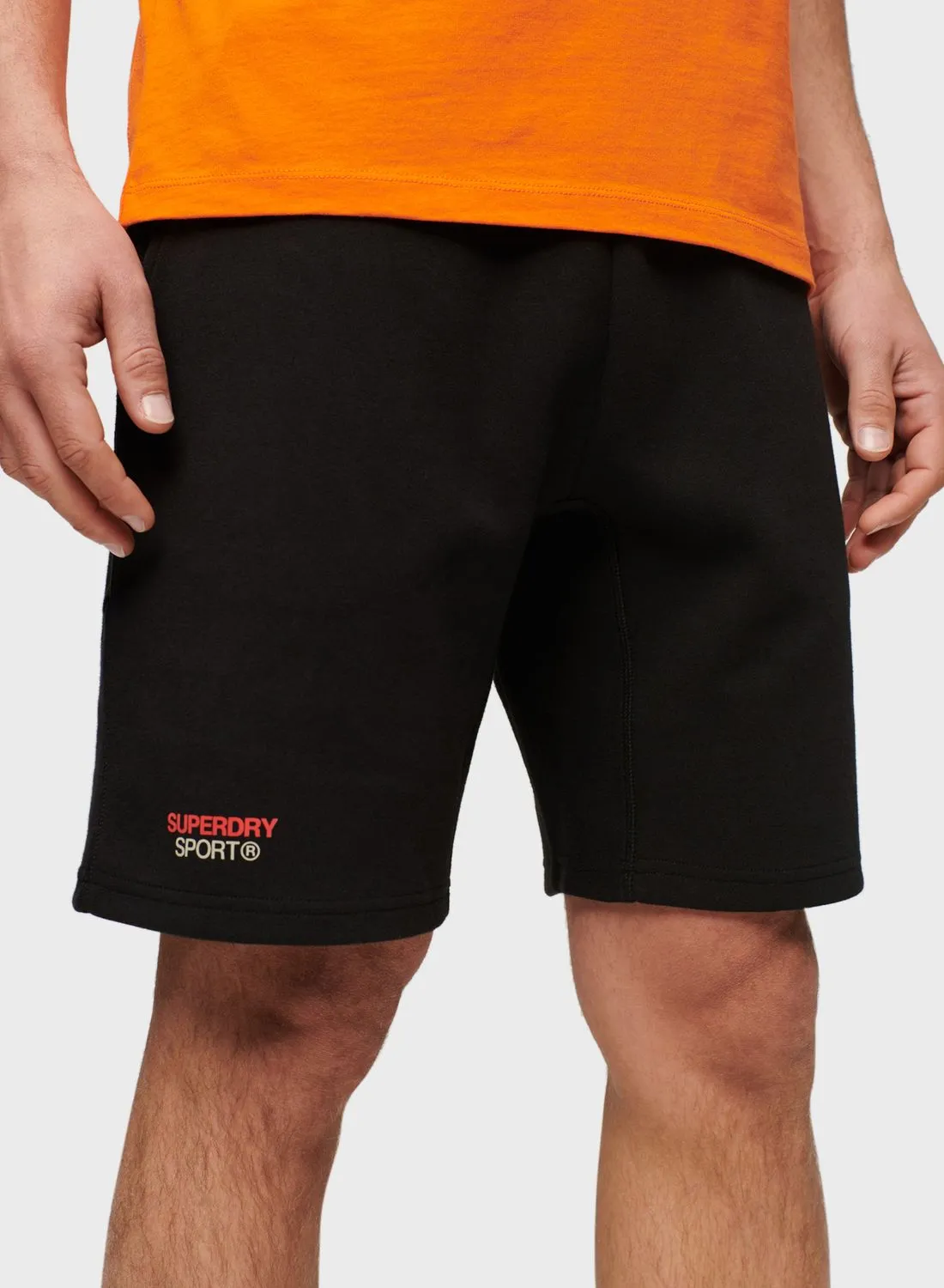 Superdry Logo Print Shorts