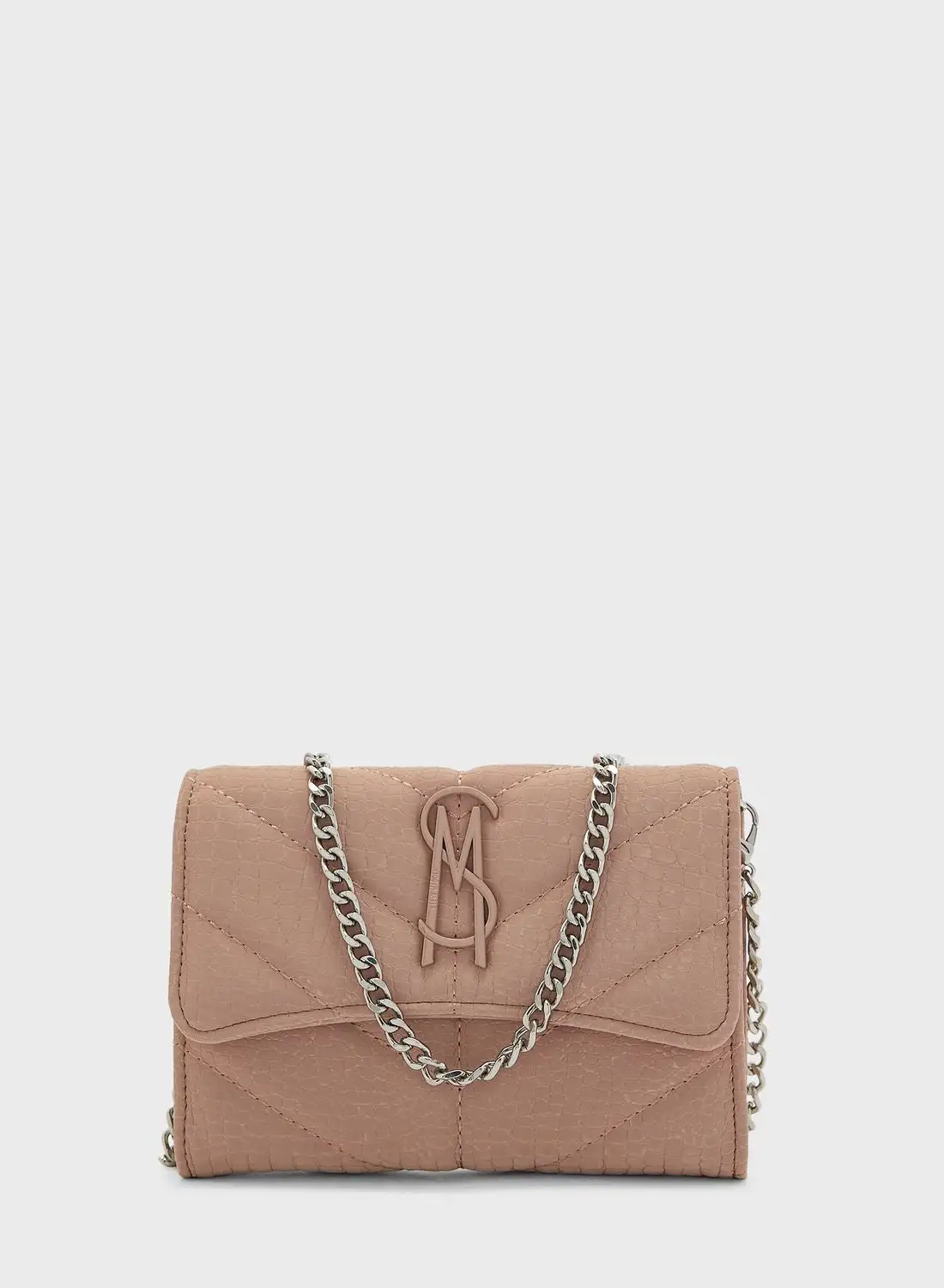 STEVE MADDEN Logo Detailed Flap Over Crossbody