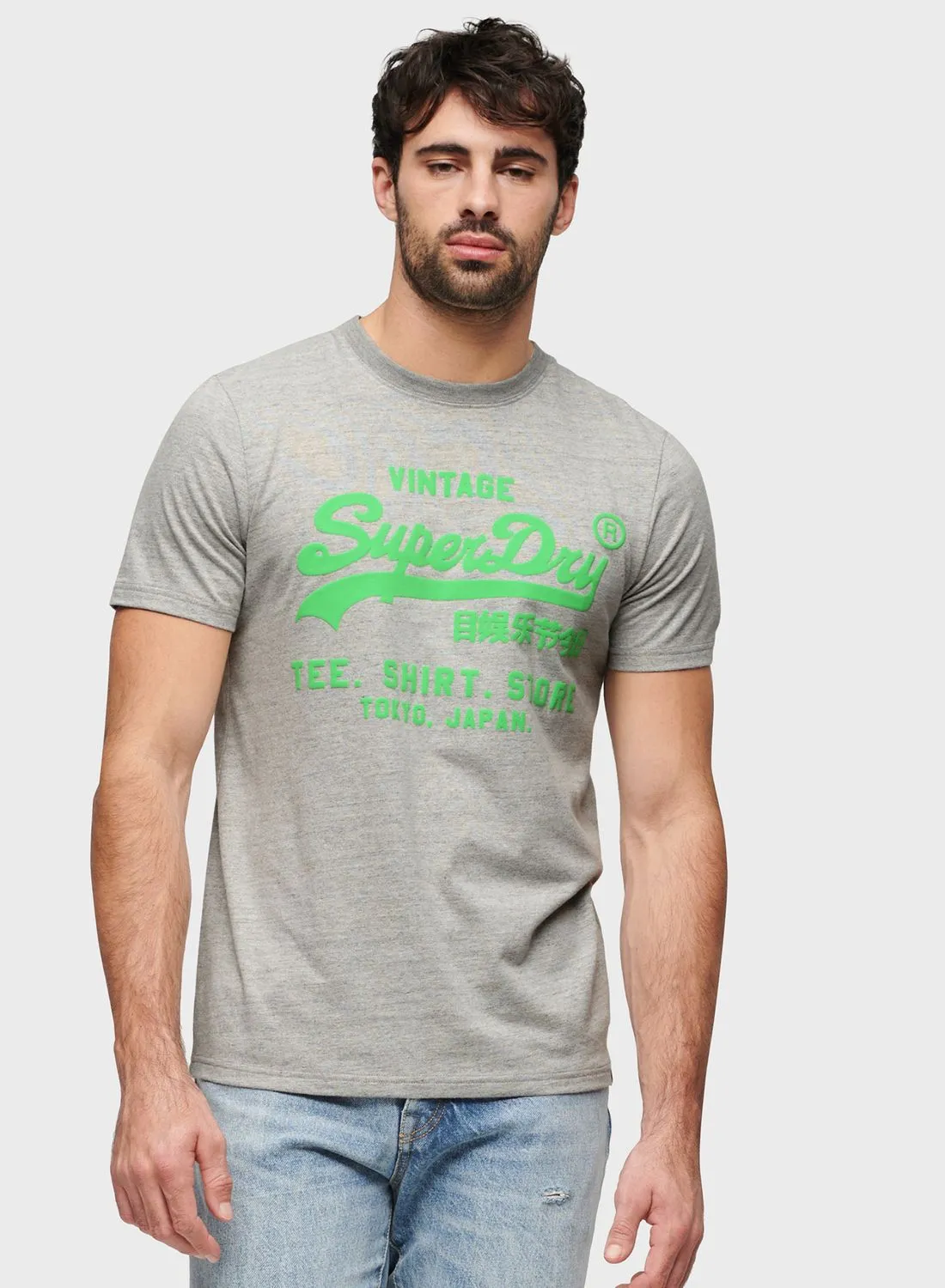 Superdry Graphic Print Crew Neck T-Shirt