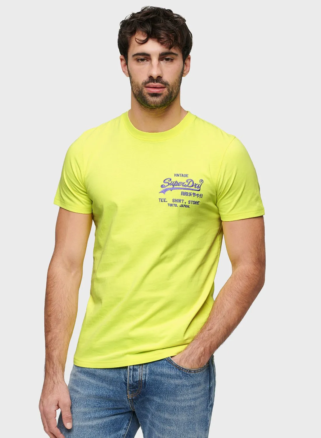 Superdry Graphic Print Crew Neck T-Shirt