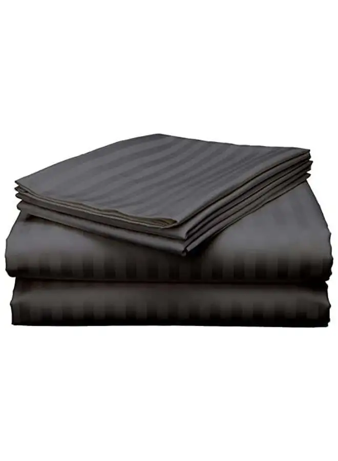 Hotel Collection HOTEL COLLECTION DARK GREY King Flat Sheet with 2 Pillow Cases 240x260 cm