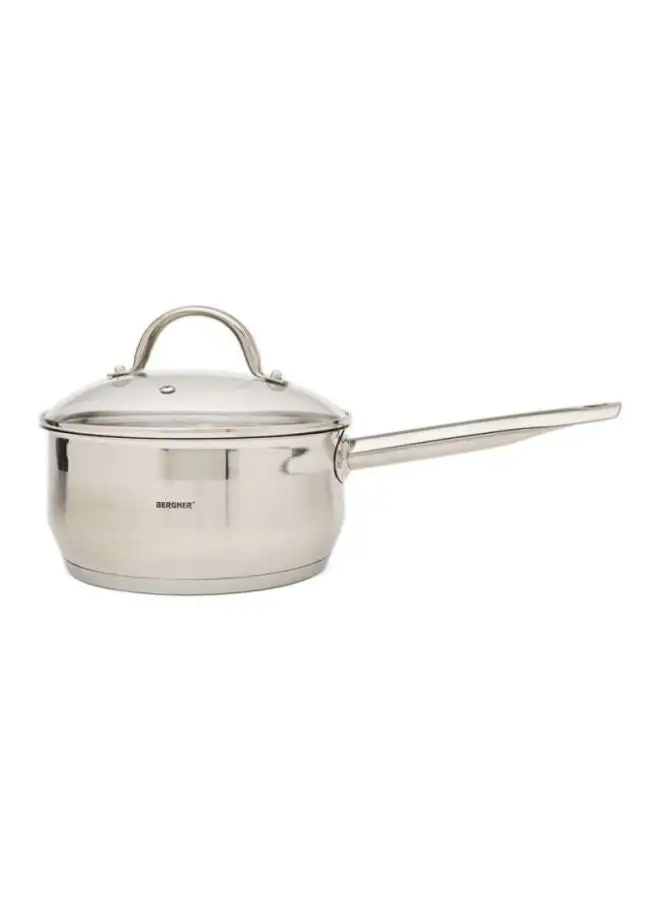 BERGNER Saucepan With Lid Silver 2.1Liters