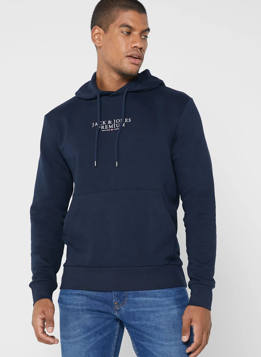 JACK & JONES Logo Printed Hoodie