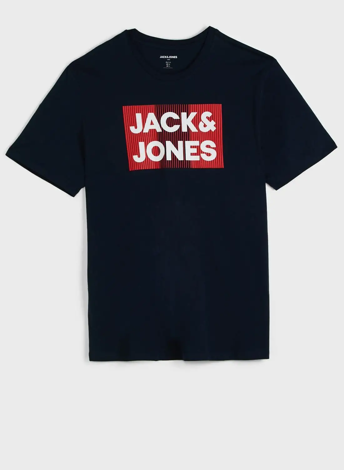 JACK & JONES Logo T-Shirt Navy