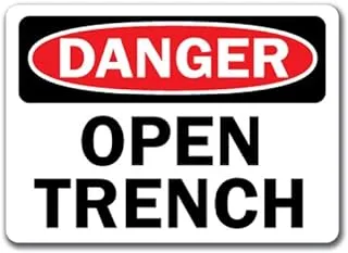 Danger Sign - Open Trench - 10