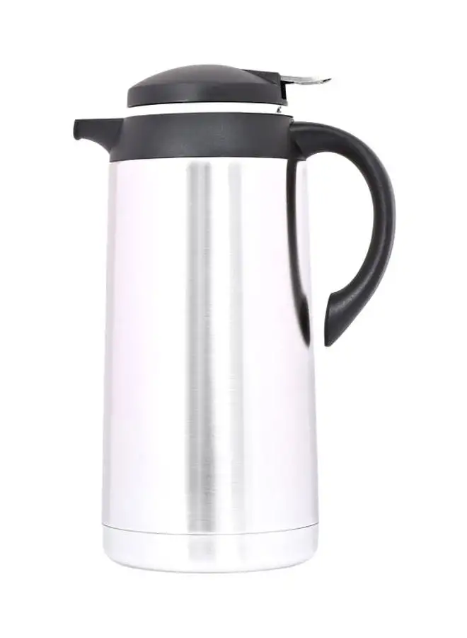 Nessan Stainless Steel Regal Flask 20oz Silver/Black