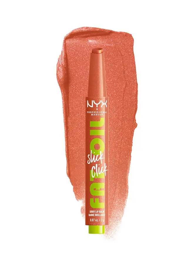 NYX PROFESSIONAL MAKEUP Fat Oil Slick Click Shiny Lip Balm - Hits Different