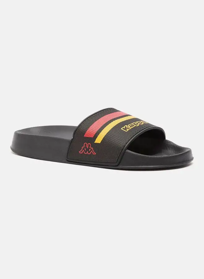 Kappa Men's Open Toe Slide Slippers Black