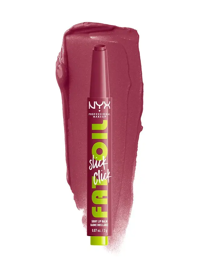 NYX PROFESSIONAL MAKEUP Fat Oil Slick Click Shiny Lip Balm - That'S Major