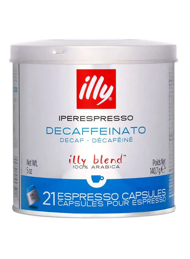 Illy Decaf Espresso 21 Capsules 6.7g