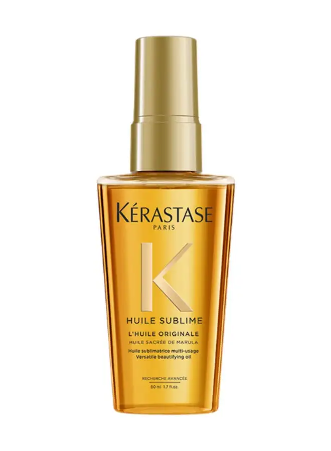 KERASTASE Elixir Ultime L'Huile Original Shine-Enhancing Oil For All Hair Types, Infused Marula Oil, Camellia Oil & Argan Oil