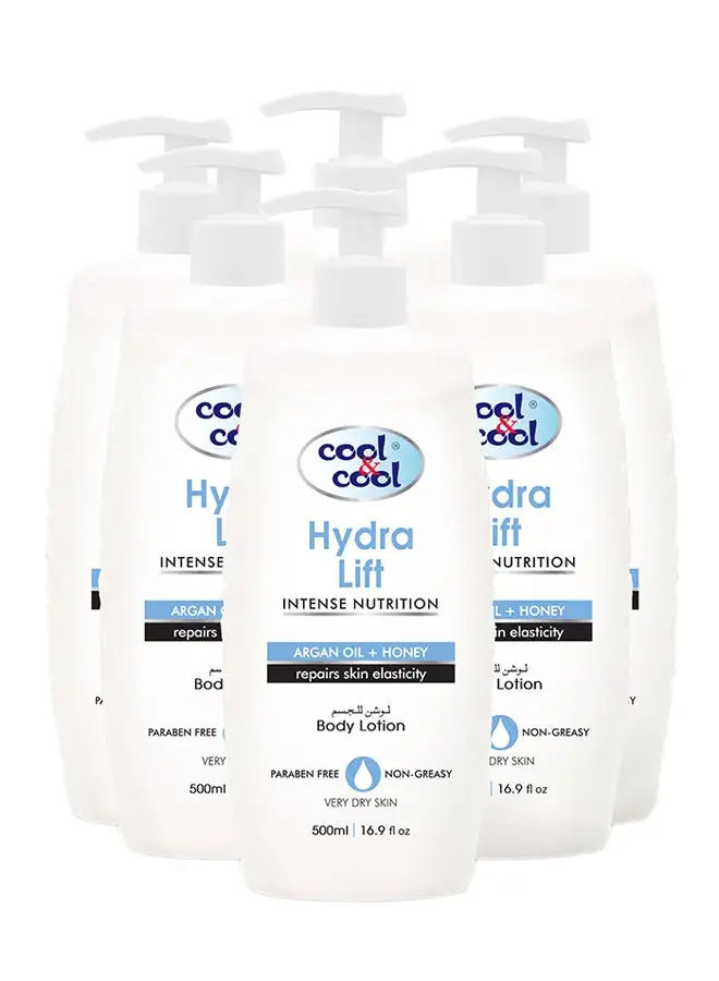 cool & cool Hydra Lift Body Lotion, 500ml x 6